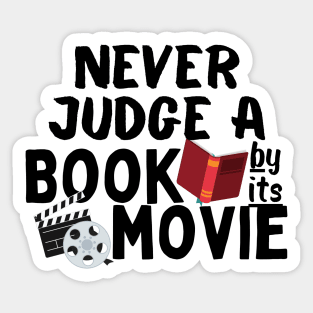 Never Judge A Book By Its Movie Sticker